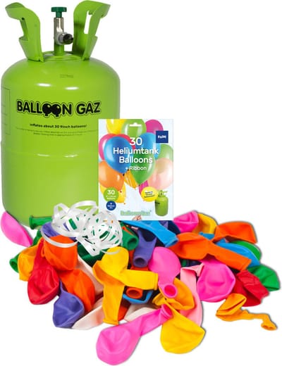 Helium tank - Genoeg voor 30 ballonnen van 23cm - Balloongaz