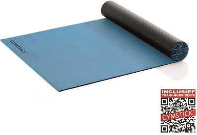 Gymstick Active 2-Tone Fitnessmat - Yogamat - Sportmat - Met Online Trainingsvideo's