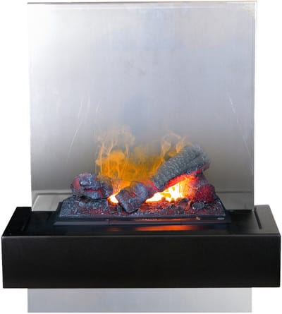 Xaralyn Elektrische wandhaard - Quero ERVS - RVS staal - met afstandsbediening - Opti-Myst waterdamphaard - wandombouw inclusief inbouwhaard - sfeerhaard
