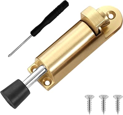 Dailygoods- Deurstopper telescopisch - Verstelbare deurvergrendeling - Voetbediening met aan/uit-schakelaar - Rubber pad - Voor ontvangstruimte - Voorkomt deurbotsingen - Deurslot