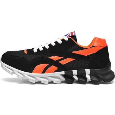 Nieuwe Ademende Sport Wandelschoenen Voor Heren Plus Maat Hardloopsneakers Heren Trainers Lente Zomer Atletische Schoenen Goedkope Schoenen 6.5 black