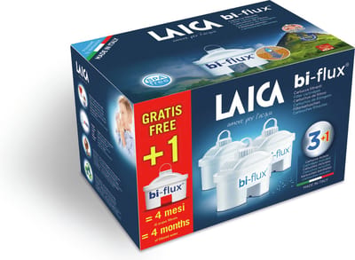 Laica F4S Bi-Flux - waterfilters - set van 4 Laica Bi-Flux filterpatronen