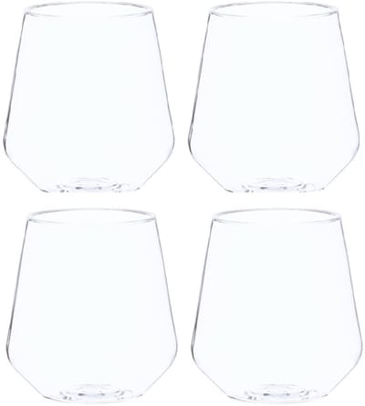 Travellife Lua Camping Waterglas 4 stuks 400 ml - BPA- en ftalaatvrij - Licht in gewicht - Stoot- en krasbestendig