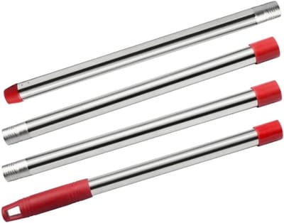 Vervangende Dweilstok - Dweilhandvat Dweilsteel - Huishoudelijk Schoonmaken - Verstelbare Lengte - 146 cm - Multi