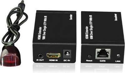HDMI extender / verlenger via 1 CAT5 / CAT6 kabel max 60mtr