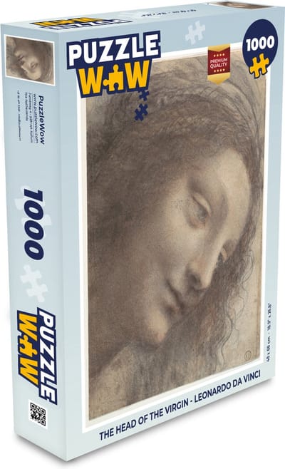 Puzzel The Head of the Virgin - Leonardo da Vinci - Legpuzzel - Puzzel 1000 stukjes volwassenen