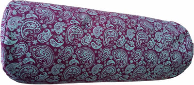 Yoga Bolsterhoes - Meditatie Kussenhoes - Ontspanning Oefenen - Ademend Katoen - 59x215 cm - Paars Mix