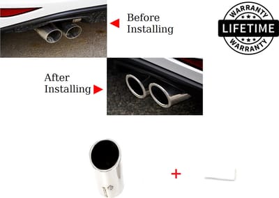 GTI / GTD / S line Look Sport Uitlaat tips sierstuk eindstuk PREMIUM RVS voor Audi A1 8X A3 8P 8V A4 B8 A5 8T A6 C6 C7 Q3 8U Q5 8R & Volkswagen Golf 6 Golf 7 Polo 5 6 6R 6C 2G GTI Touran Tiguan Beetle Jetta Eos Golf Plus Scirocco Ø 58-60mm