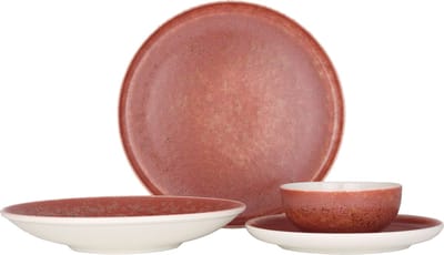 Rinart Serviesset (Large) - Rosa - 24 delig - 6 persoons - Porselein