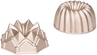 Mini Turban Vorm - Cakevorm - Taarten Bakken - Gietaluminium - 10 cm - Rosé