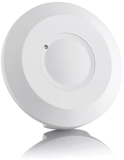 Bewegingssensor Binnen, 360° Detectie, LED Verlichting Geschikt, Ceilingsmontage, Instelbaar, Ø100x22mm