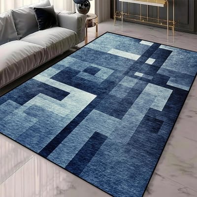 Tapijt met geometrisch patroon in Scandinavische stijl Woonkamer Groot kamer tapijt machinewas antislip Europees imitatie kasjmier tapijt 40X60CM