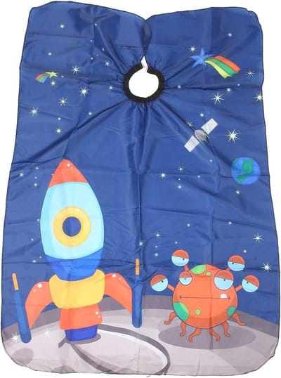 Waterdichte Kapperscape voor Kinderen, Perfect voor Peuters en Kinderen, Ideaal voor Knipbeurten en Kappersdiensten