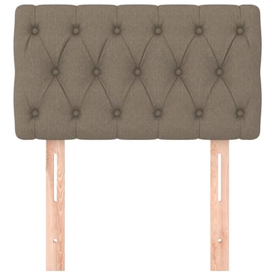 vidaXL - Hoofdbord - 80x7x78/88 - cm - stof - taupe