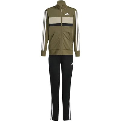 Adidas Sportswear Seasonal Essentials Tiberio 3-Stripes Tricot Trainingspak Kids - Kinderen - Groen