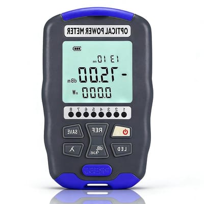 Optische Vermogensmeter 3-in-1 voor Glasvezel, Meetbereik 850-1650nm, Inclusief FC/SC/ST Interface, Draagbare Kabeltester en Oplaadbare Optische Tester