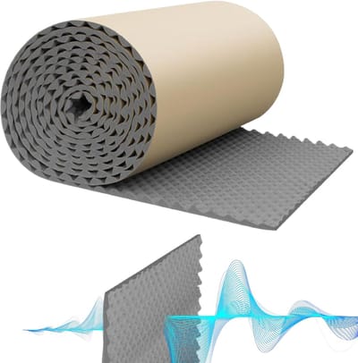 Geluidsisolatieplaten, geluidsisolatiepanelen, binnenruimte isolatiemat voor geluidsreductie en geluidsisolatie voor studio, plafond, slaapkamer, deur, ruimte