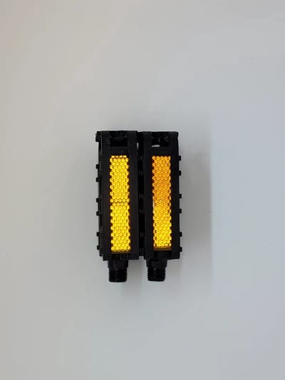 Jumada's - Zwarte kinder fietspedalen - Extra grip - Antislip - Zichtbaar - Comfortabel - Fiets veilig -schroefdraad 10mm