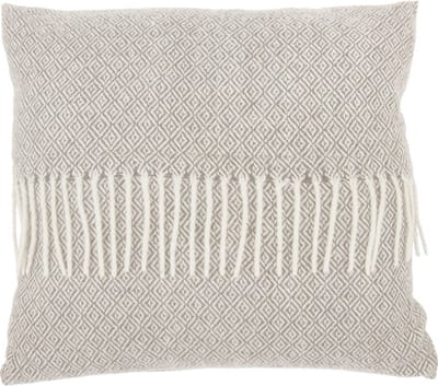Kenley Graphic Wool Taupe/off- Kussen | 45 X 45 | Sierkussen Voor Woonkamer Of Slaapkamer