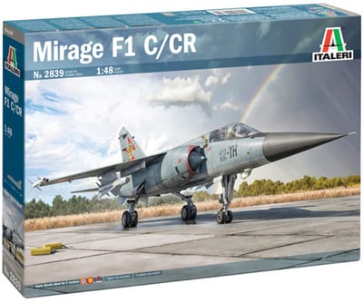 Italeri Modelbouwpakket Vliegtuigen - 2839 Dassault Mirage F1 C/CR - Straaljager Plastic - 1:48 - Modelbouw