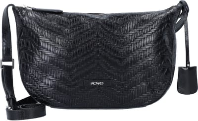 PICARD Leren Schoudertas Sunshine Crossbody Bag Black Zwart