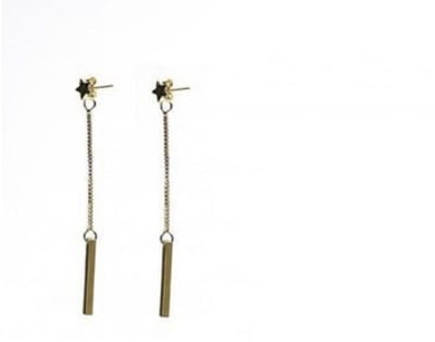 Karma Pull Through oorbel M1871 Tubes Stars