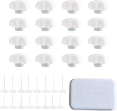 16 Duvet Clips en Naalden voor Dekbedden, Antislip Duvet Grippers en Hoeslakens, Ideaal voor Dekbedden, Kussens en Lakens