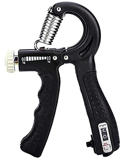 Verstelbare Handtrainer voor Krachttraining - Griptrainer met 10-60 kg Instelbare Weerstand