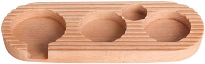 Espresso Tamper Stand - Accessoires voor koffiemachines - Espresso Machine Tamper Mount - Espresso Machine Tamper Stand - 58mm Houten Koffie Tamper Stand - Espresso Gereedschap voor Keukens, Cafés en Restaurants