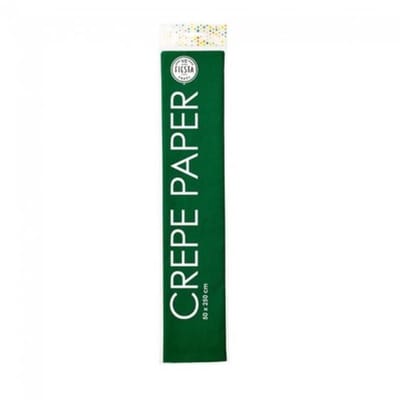Crepepapier 50x250cm kerstgroen 12 rol