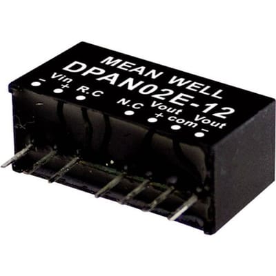 MEAN WELL DPAN02E-15 DC/DC-convertermodule 67 mA 2 W Aantal uitgangen: 2 x Inhoud 1 stuk(s)