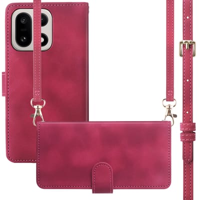 imoshion Hoesje - Geschikt voor OnePlus 15 - Bookcase met koord - Rood