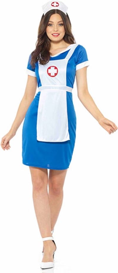 Karnival Costumes Zuster Verpleegster Kostuum Dames Carnavalskleding Dames Carnaval Verkleedkleren Volwassenen - Polyester - Maat S