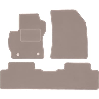 Beige veloursmatten voor: Mazda Premacy II minivan (2005-2010)