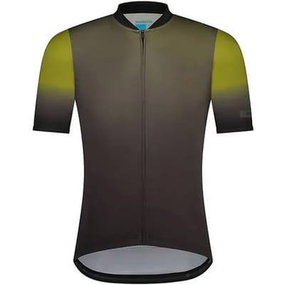 Shimano Evolve Avventura Korte Mouw Wielertrui Groen XL Man