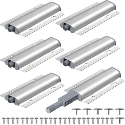 Set van 6 Push-to-Open Deuropeners voor Kasten - Magnetische Deursnappers voor Meubels en Lades
