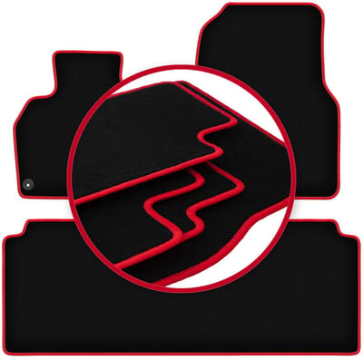 CARLUX-RED automatten voor: Renault Espace IV minivan (2002-2014)