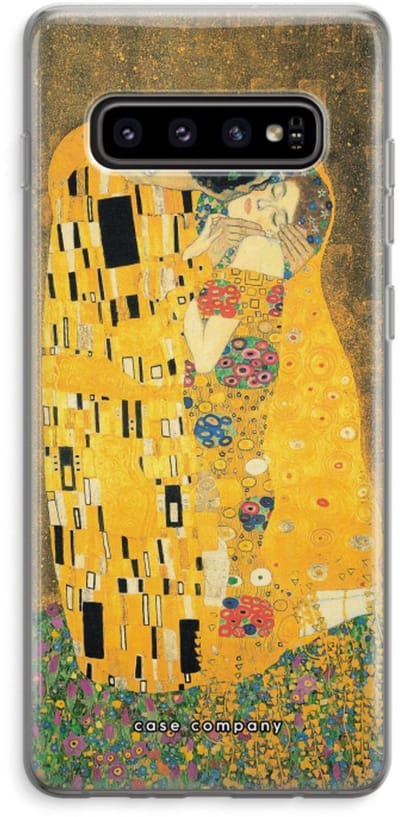 Case Company® - Hoesje geschikt voor Samsung Galaxy S10 Plus hoesje - Der Kuss - Soft Cover Telefoonhoesje - Bescherming aan alle Kanten en Schermrand