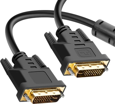 Akyga, DVI-I (24+5) Video Kabel - Mannelijk/Mannelijk - Full HD - Verguld - 1.8m, Zwart