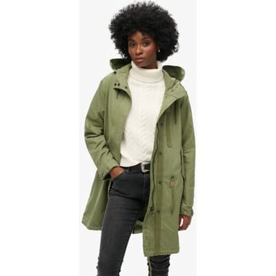 Superdry Vintage Field Parka Groen Grootte: 36