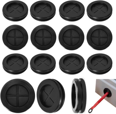 Rubber, kabeldoorvoer rubber voor autokabelschroefverbindingen, afdichtring bekabeling, rubberen afdichting
