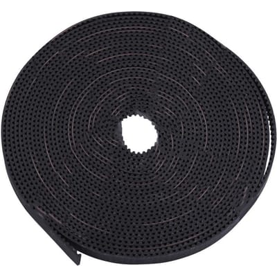 3D Printer Set Kit 8 stuks 2GT Timing Poelie Boring 8mm+5 Meter Riem Breedte 6mm+16 Schroeven black