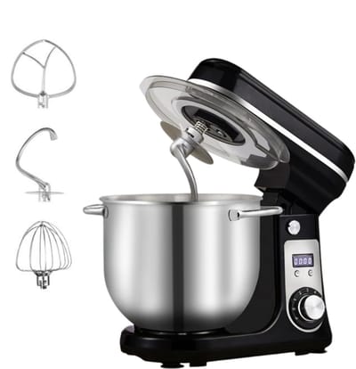 HHHK - Keukenvoedselmixer - Keukenmachine - Mixer met Kom - Mixer - 6L Mengkom - Mixer met Mengkom - 1200W -