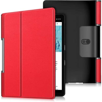 Just in Case tablet Hoes geschikt voor Lenovo Yoga Smart Tab - TriFold Bookcase - Rood