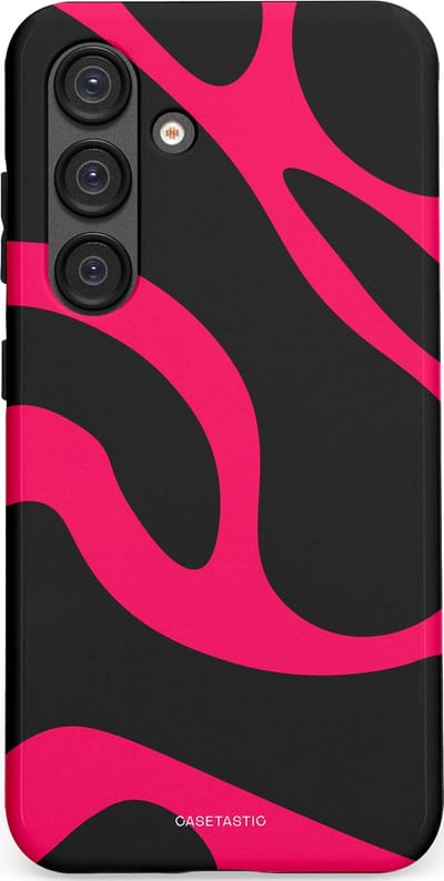 Casetastic Hoesje Geschikt voor Samsung S25 - Stijlvolle Beschermende Duo-layer Case - Hotpink Camoprint