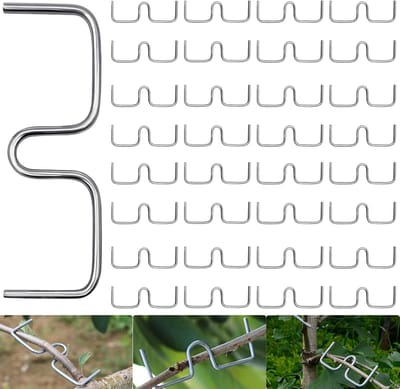 Boom Tak Beugels - Fruitboom Ondersteuning - Takken Vormgeven - M-vorm Ontwerp - 33 Stuks