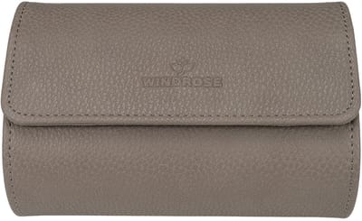 Windrose Tempora Reise - Watch Case (für 2 Uhren) 15 cm (beige)