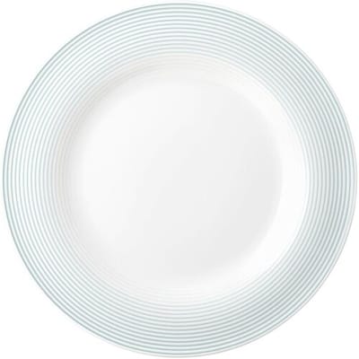 (6 stuks) SELTMANN WEIDEN Bord - plat - Ø 300mm - Arctisch blauw Wit / Blauw
