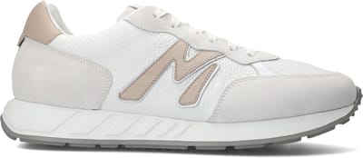 Magnanni 26144 Sneakers - Leer - Heren - Wit - Maat 42