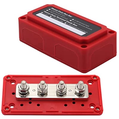 Verzamelrail 300 A 12 V - 48 V DC | Busbar | Voor terreinwagen, boot, camper en auto